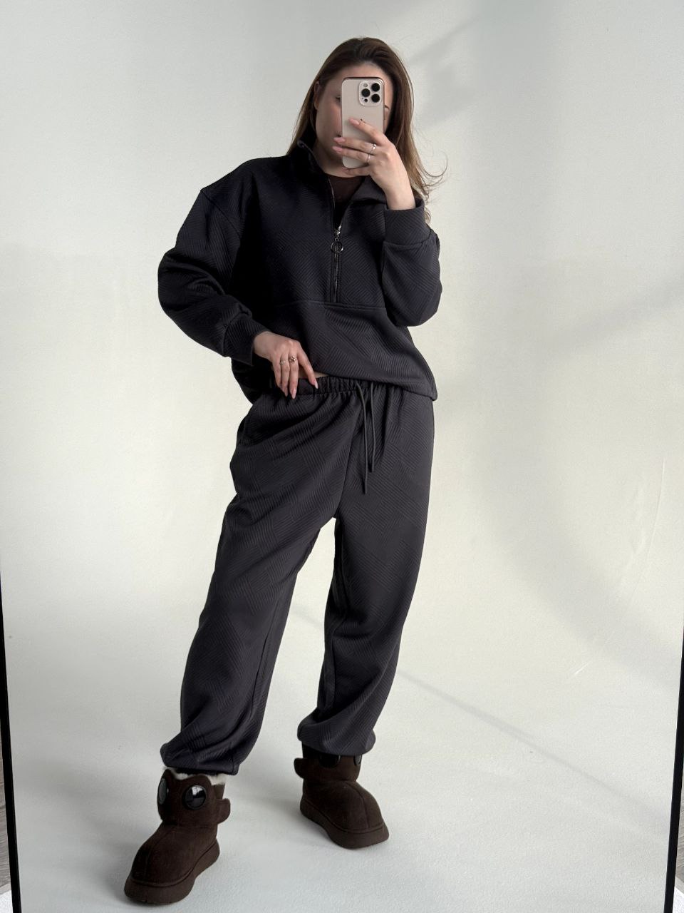 Костюм женский (толстовка + брюки) (B) STOLNIK У304