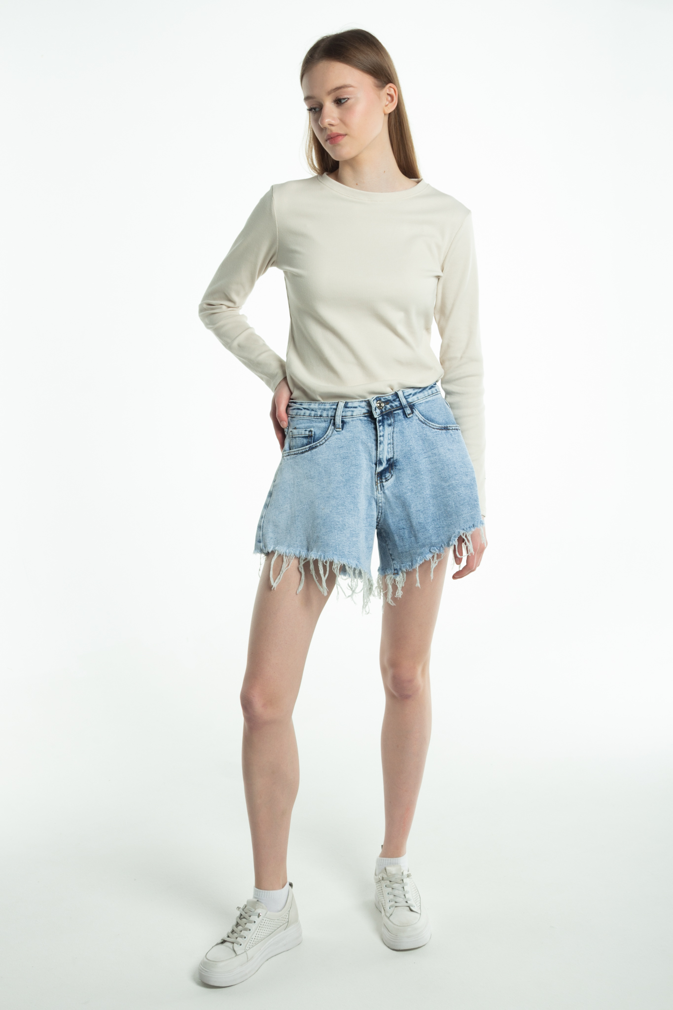 Шорты женские джинс KTMOM X-6608