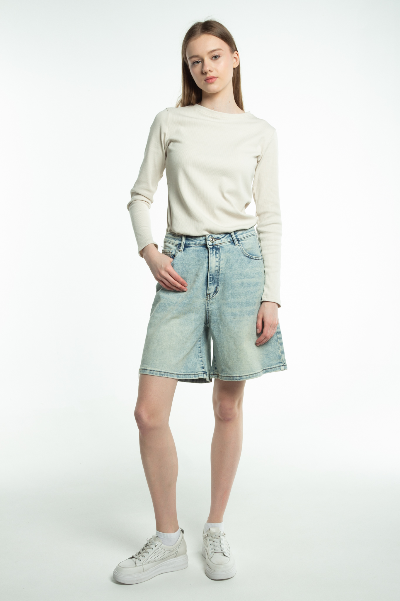 Шорты женские джинс KTMOM S-6617