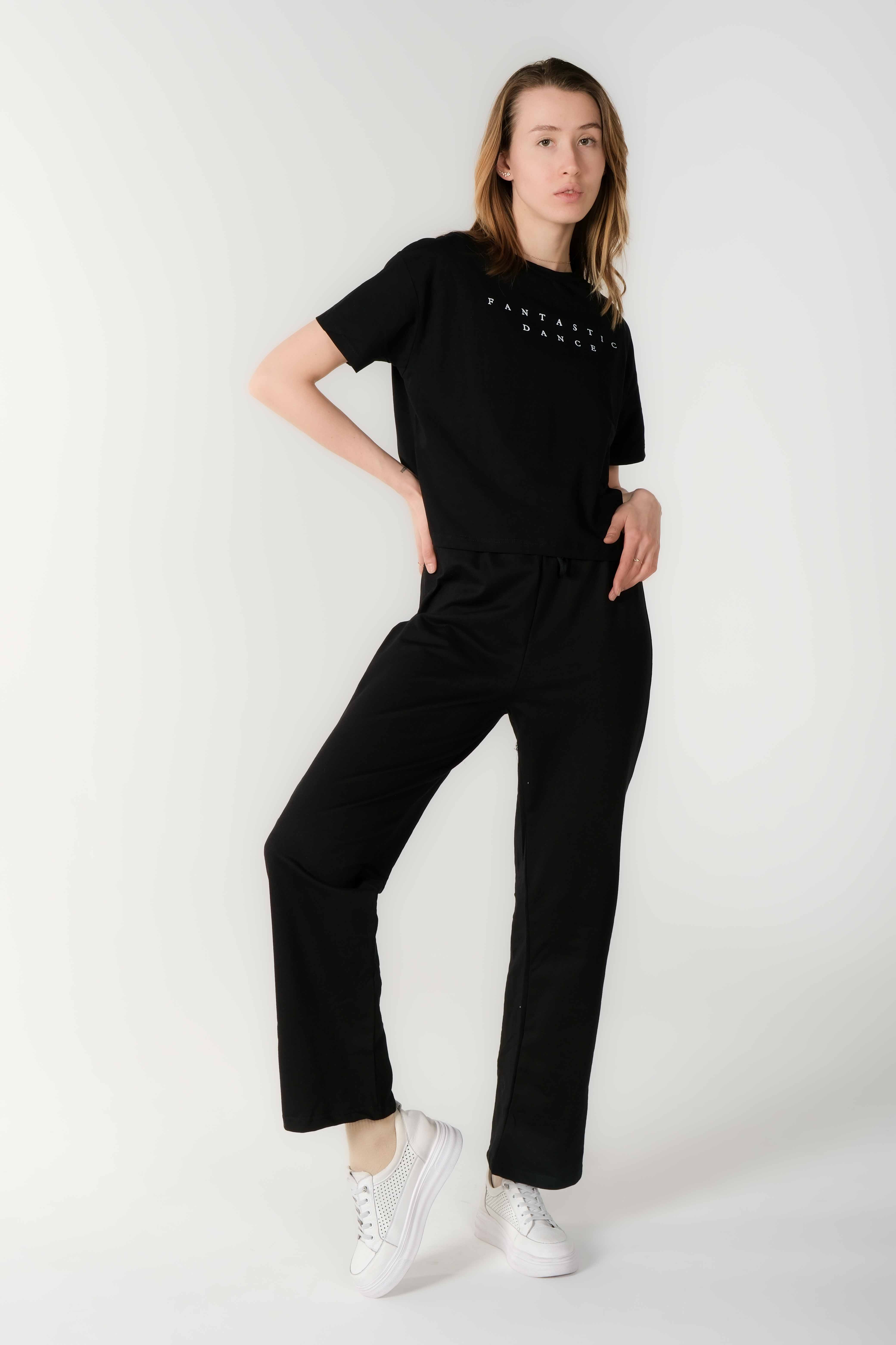 Комплект женский (футболка + брюки) Tumassi TW4604