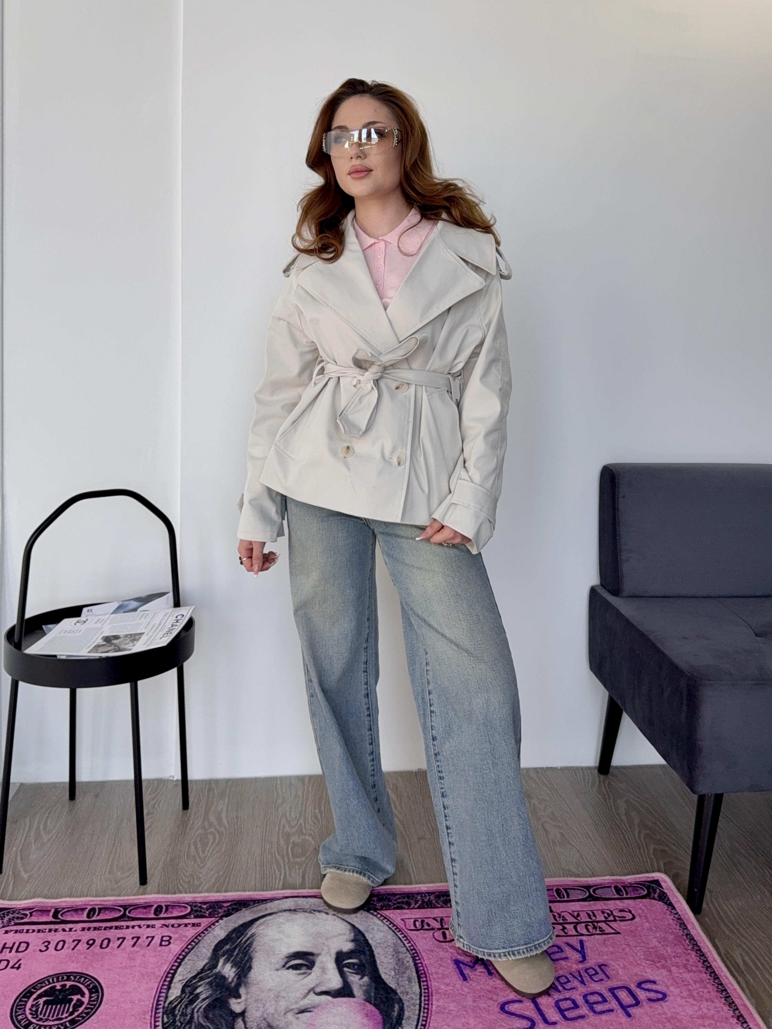 Тренч женский STOLNIK 222 + пояс