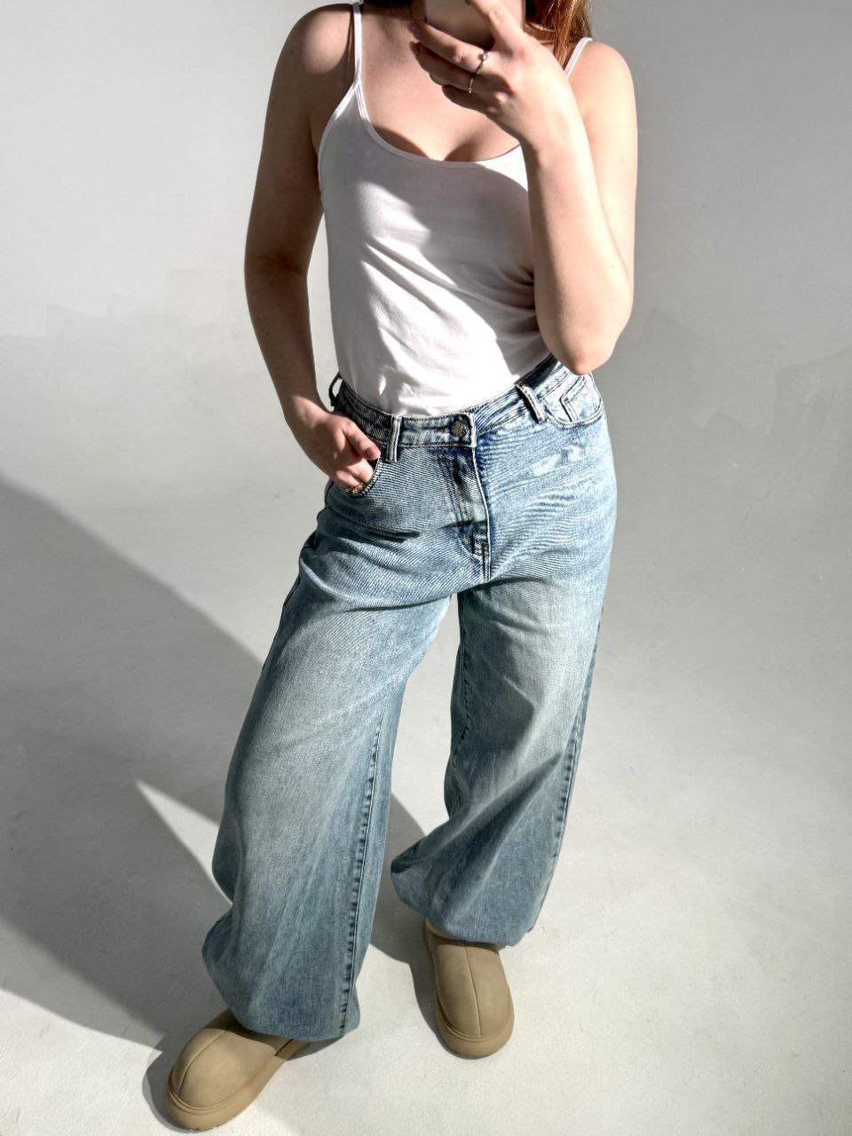 Джинсы женские KTMOM S-7008