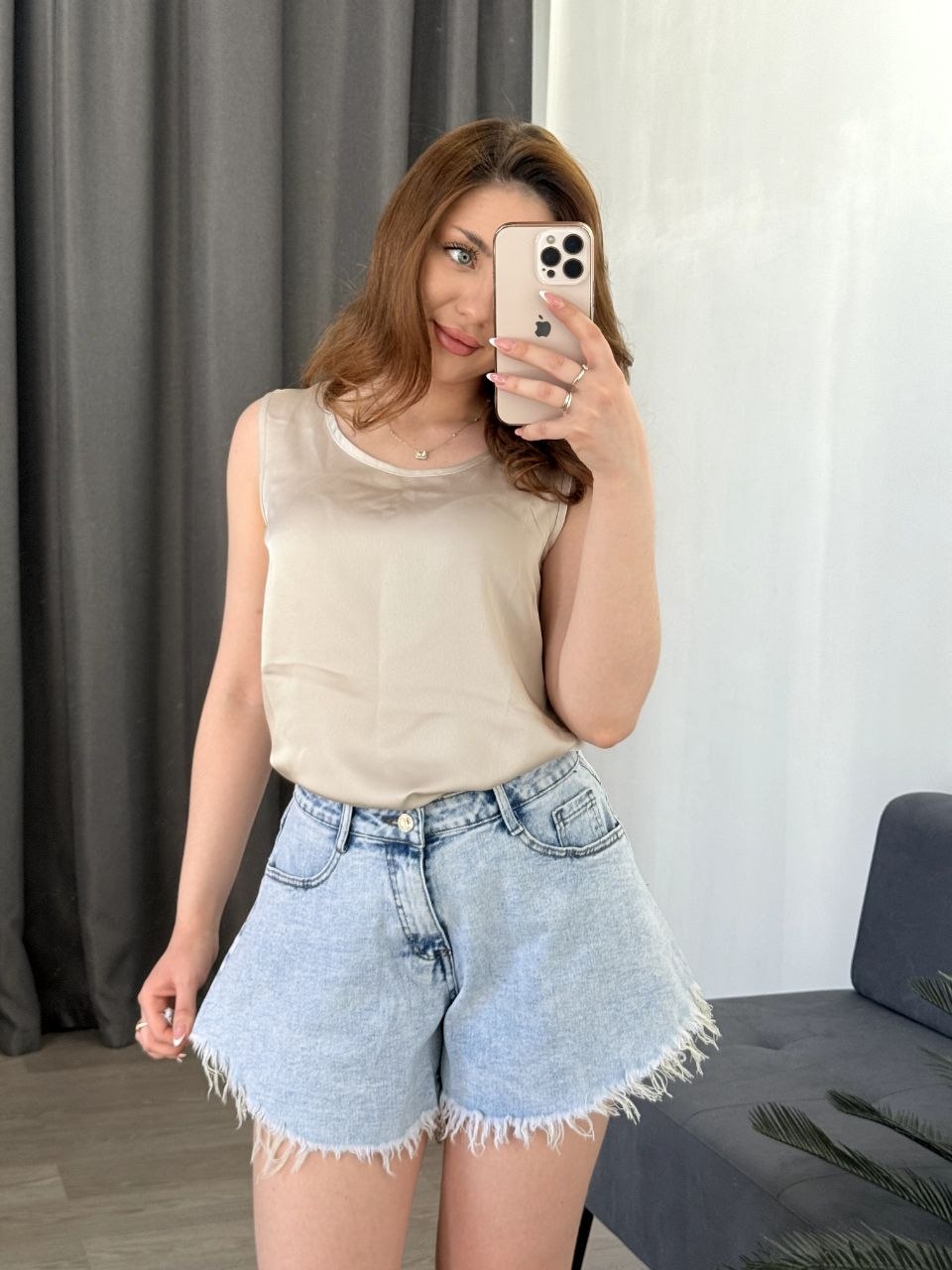 Шорты женские джинс KTMOM S-6678