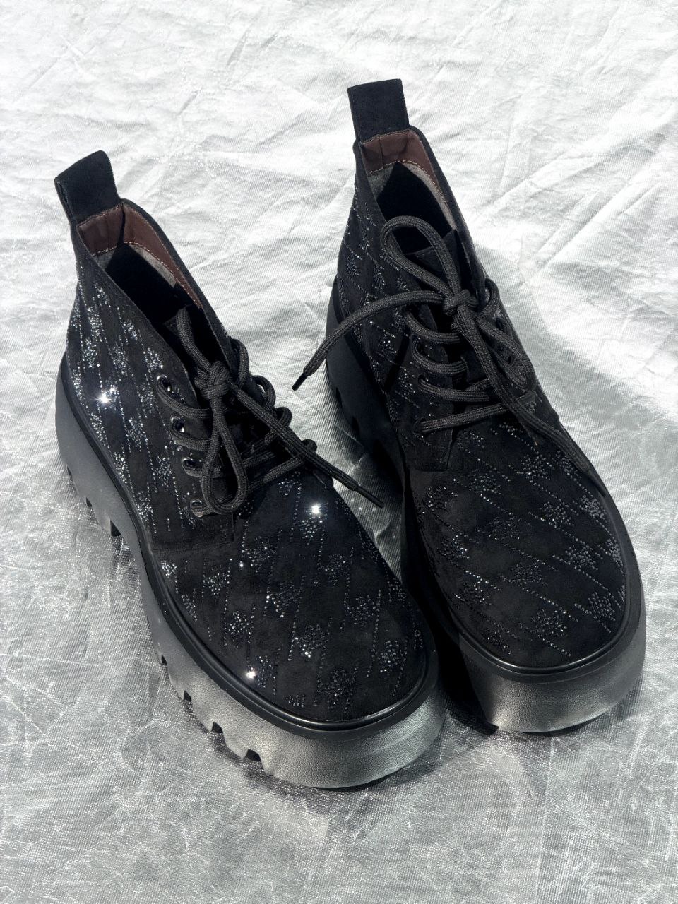 Ботинки женские Berisstini WLM996R-H текстиль